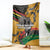 Juneteenth Freedom Day Blanket 1968 Olympics Black Power Salute Broken Chain