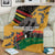 Juneteenth Freedom Day Blanket 1968 Olympics Black Power Salute Broken Chain