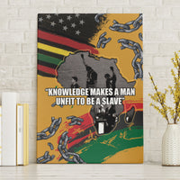 Juneteenth Freedom Day Canvas Wall Art 1968 Black Power Salute Broken Chain - Wonder Print Shop