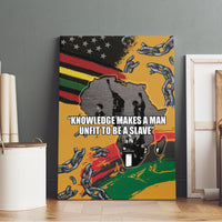 Juneteenth Freedom Day Canvas Wall Art 1968 Black Power Salute Broken Chain - Wonder Print Shop