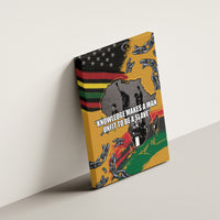 Juneteenth Freedom Day Canvas Wall Art 1968 Black Power Salute Broken Chain - Wonder Print Shop