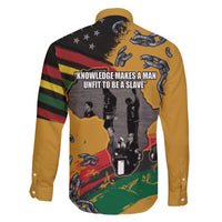 Juneteenth Freedom Day Family Matching Long Sleeve Bodycon Dress and Hawaiian Shirt 1968 Black Power Salute Broken Chain - Wonder Print Shop