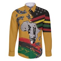 Juneteenth Freedom Day Family Matching Tank Maxi Dress and Hawaiian Shirt 1968 Black Power Salute Broken Chain - Wonder Print Shop