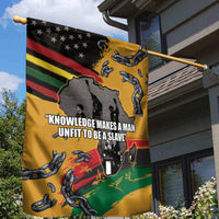 Juneteenth Freedom Day Garden Flag 1968 Black Power Salute Broken Chain - Wonder Print Shop