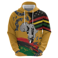 Juneteenth Freedom Day Hoodie 1968 Black Power Salute Broken Chain - Wonder Print Shop