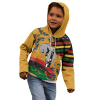 Juneteenth Freedom Day Kid Hoodie 1968 Black Power Salute Broken Chain - Wonder Print Shop