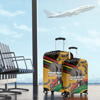 Juneteenth Freedom Day Luggage Cover 1968 Black Power Salute Broken Chain - Wonder Print Shop