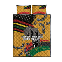 Juneteenth Freedom Day Quilt Bed Set 1968 Black Power Salute Broken Chain - Wonder Print Shop
