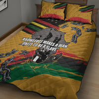 Juneteenth Freedom Day Quilt Bed Set 1968 Black Power Salute Broken Chain - Wonder Print Shop