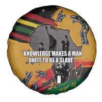 Juneteenth Freedom Day Spare Tire Cover 1968 Black Power Salute Broken Chain - Wonder Print Shop