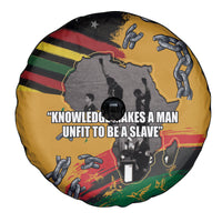 Juneteenth Freedom Day Spare Tire Cover 1968 Black Power Salute Broken Chain - Wonder Print Shop