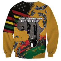 Juneteenth Freedom Day Sweatshirt 1968 Black Power Salute Broken Chain - Wonder Print Shop