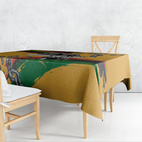 Juneteenth Freedom Day Tablecloth 1968 Black Power Salute Broken Chain - Wonder Print Shop