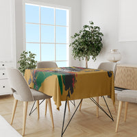 Juneteenth Freedom Day Tablecloth 1968 Black Power Salute Broken Chain - Wonder Print Shop