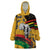 Juneteenth Freedom Day Wearable Blanket Hoodie 1968 Black Power Salute Broken Chain - Wonder Print Shop