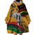 Juneteenth Freedom Day Wearable Blanket Hoodie 1968 Black Power Salute Broken Chain - Wonder Print Shop