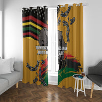 Juneteenth Freedom Day Window Curtain 1968 Black Power Salute Broken Chain - Wonder Print Shop