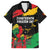 Personalized Juneteenth Freedom Day Hawaiian Shirt Raised Fist Black Power and Africa Pattern - Wonder Print Shop