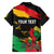 Personalized Juneteenth Freedom Day Hawaiian Shirt Raised Fist Black Power and Africa Pattern - Wonder Print Shop
