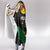 Personalized Juneteenth Freedom Day Hooded Blanket Raised Fist Black Power and Africa Pattern