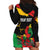 Personalized Juneteenth Freedom Day Hoodie Dress Raised Fist Black Power and Africa Pattern - Wonder Print Shop