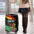 Personalized Juneteenth Freedom Day Luggage Cover Raised Fist Black Power and Africa Pattern - Wonder Print Shop