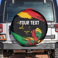 Personalized Juneteenth Freedom Day Spare Tire Cover Raised Fist Black Power and Africa Pattern - Wonder Print Shop
