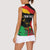 Personalized Juneteenth Freedom Day Women Sleeveless Polo Shirt Raised Fist Black Power and Africa Pattern - Wonder Print Shop