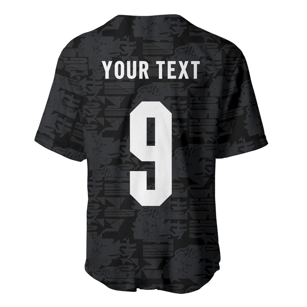 England National Football Custom Baseball Jersey Lions Roar 2026 Glory Black