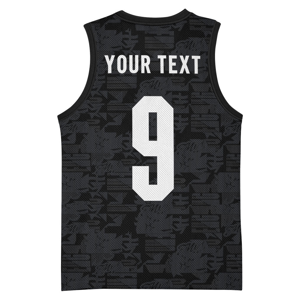 England National Football Custom Basketball Jersey Lions Roar 2026 Glory Black