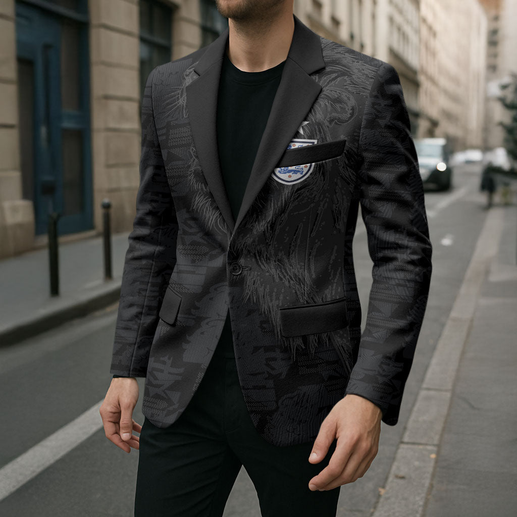 England National Football Custom Blazer Lions Roar 2026 Glory Black