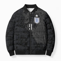 England National Football Custom Bomber Puffer Jacket Lions Roar 2026 Glory Black