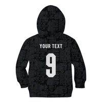 England National Football Custom Kid Hoodie Lions Roar 2026 Glory Black