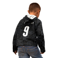 England National Football Custom Kid Hoodie Lions Roar 2026 Glory Black