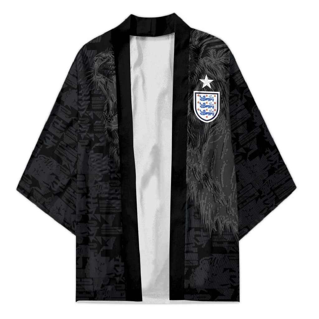 England National Football Custom Kimono Lions Roar 2026 Glory Black