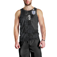 England National Football Custom Men Tank Top Lions Roar 2026 Glory Black