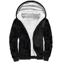 England National Football Custom Sherpa Hoodie Lions Roar 2026 Glory Black