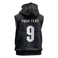 England National Football Custom Sleeveless Hoodie Lions Roar 2026 Glory Black