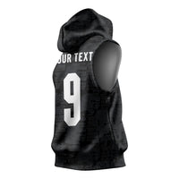 England National Football Custom Sleeveless Hoodie Lions Roar 2026 Glory Black