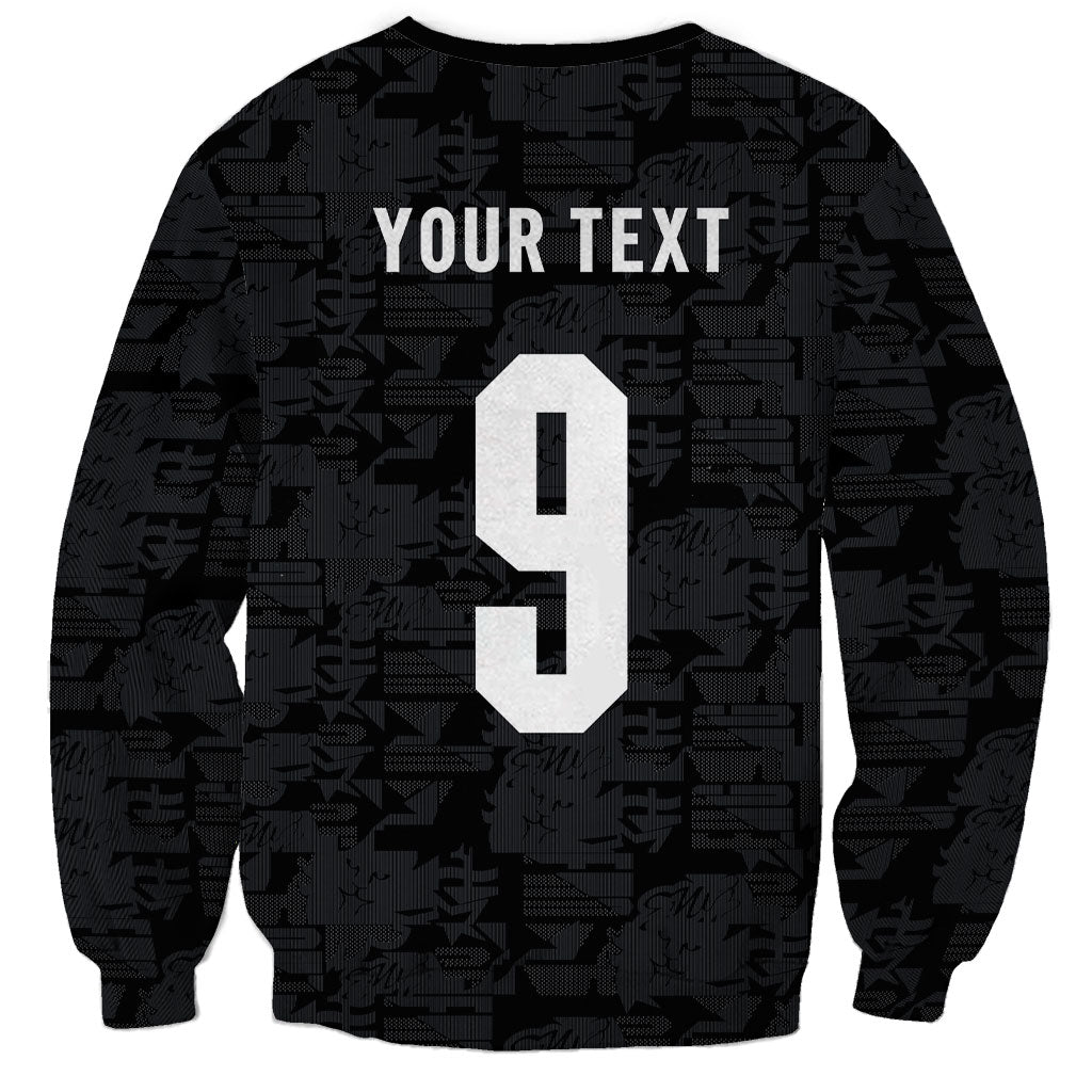England National Football Custom Sweatshirt Lions Roar 2026 Glory Black