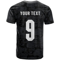England National Football Custom T Shirt Lions Roar 2026 Glory Black