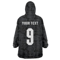 England National Football Custom Wearable Blanket Hoodie Lions Roar 2026 Glory Black