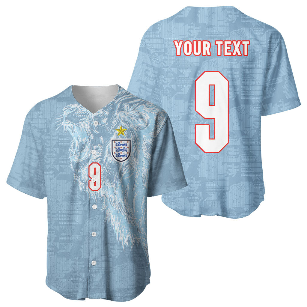 England National Football Custom Baseball Jersey Lions Roar 2026 Glory