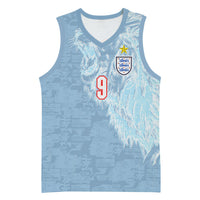 England National Football Custom Basketball Jersey Lions Roar 2026 Glory