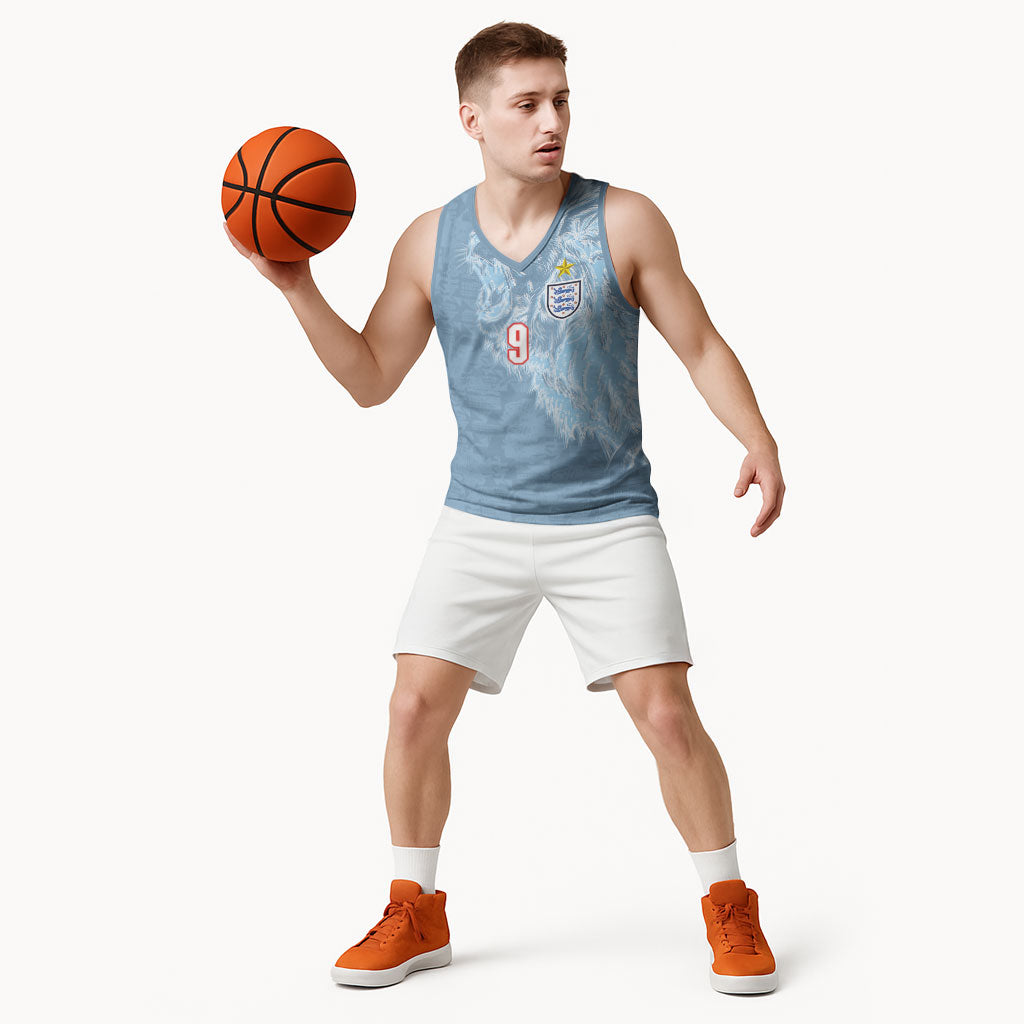England National Football Custom Basketball Jersey Lions Roar 2026 Glory