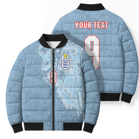 England National Football Custom Bomber Puffer Jacket Lions Roar 2026 Glory