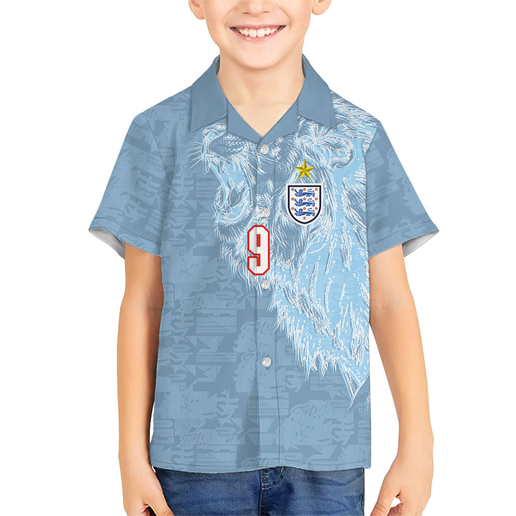 England National Football Custom Hawaiian Shirt Lions Roar 2026 Glory