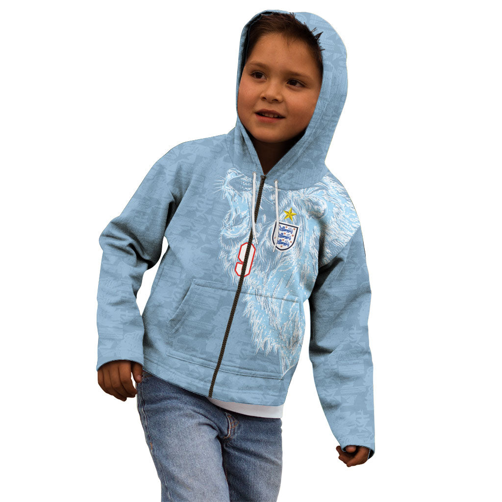 England National Football Custom Kid Hoodie Lions Roar 2026 Glory