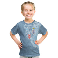 England National Football Custom Kid T Shirt Lions Roar 2026 Glory