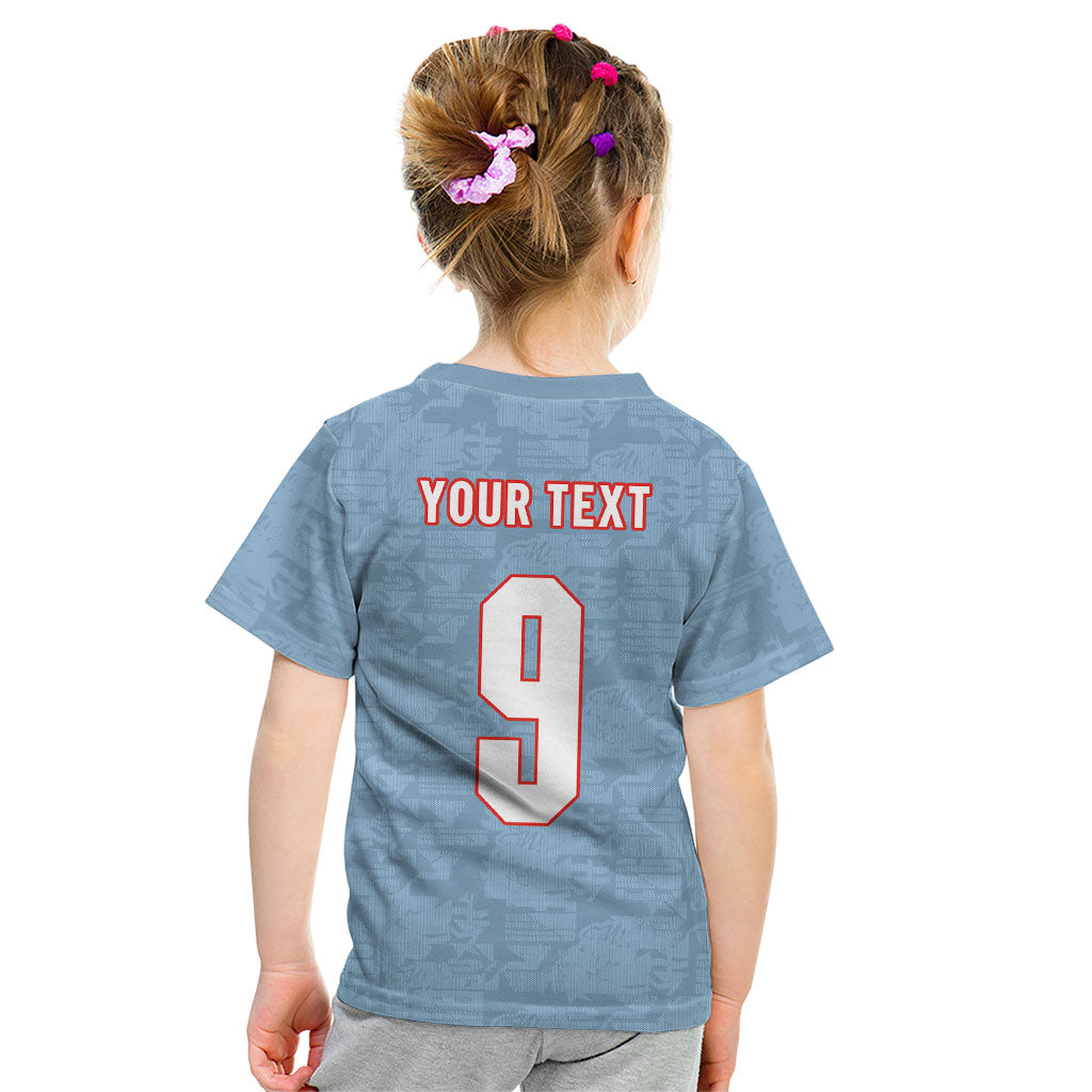 England National Football Custom Kid T Shirt Lions Roar 2026 Glory